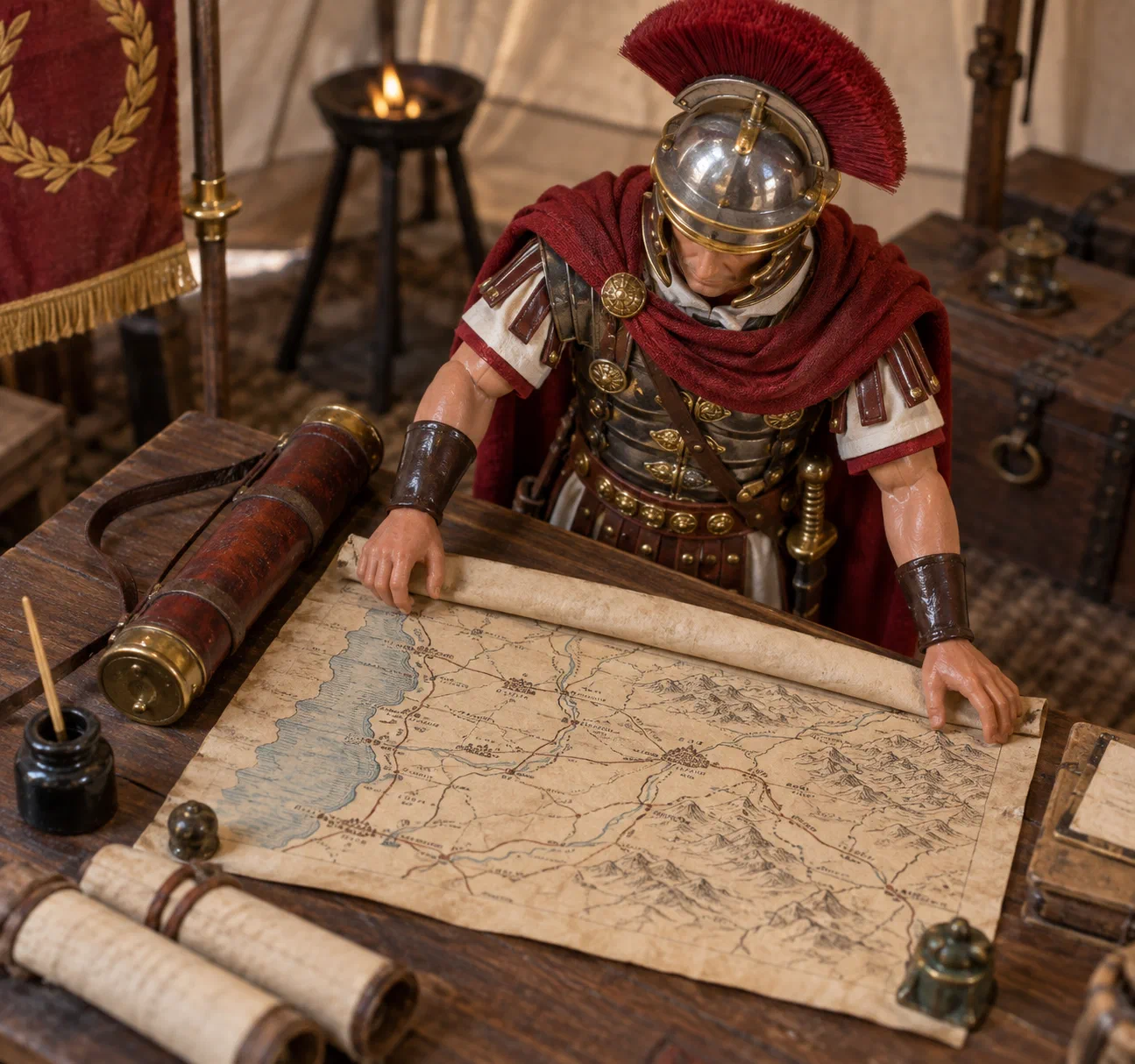 Aren't you a little realistic for a toy centurion?